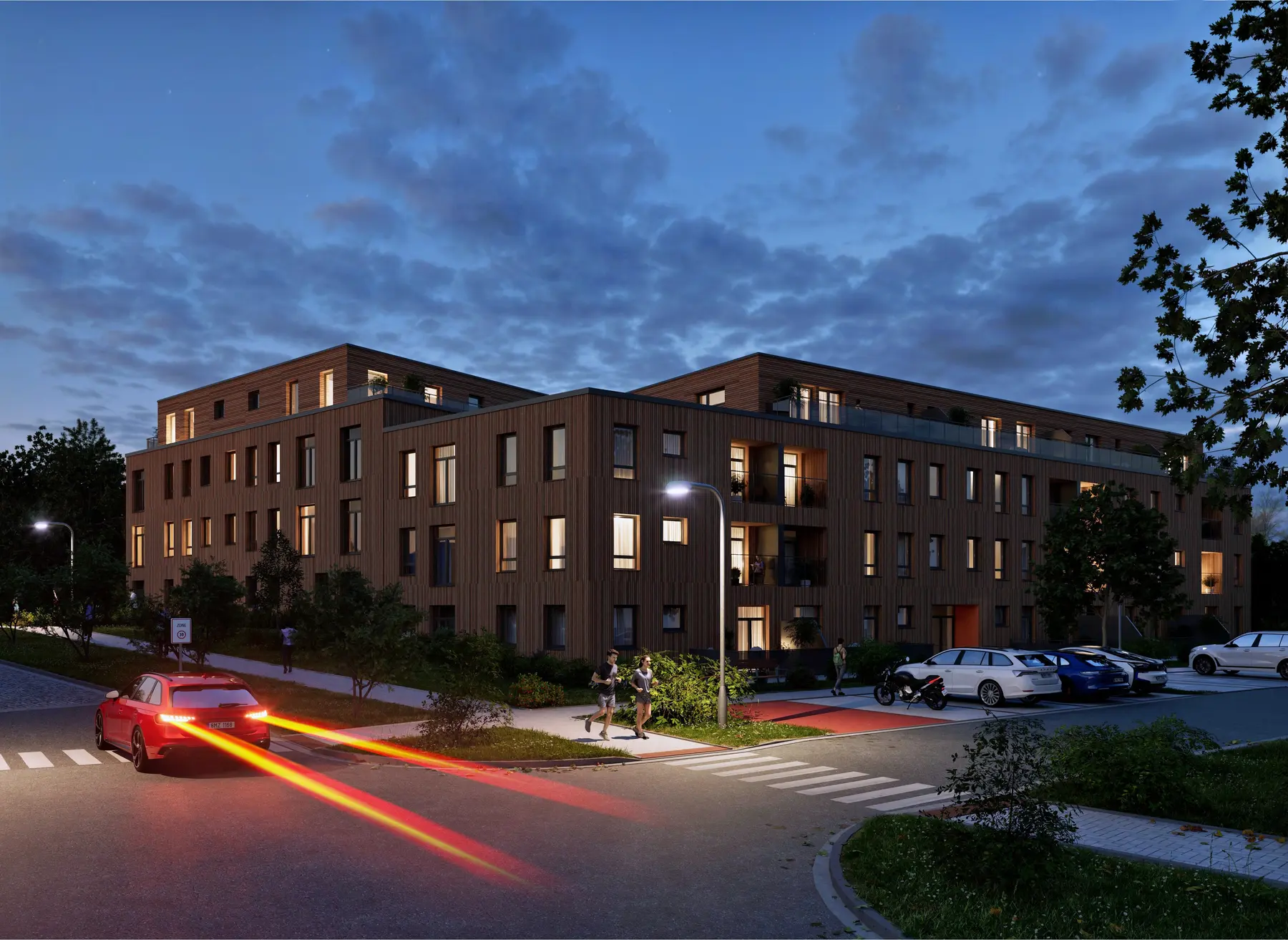 Etapa Vlna – večerní architektura